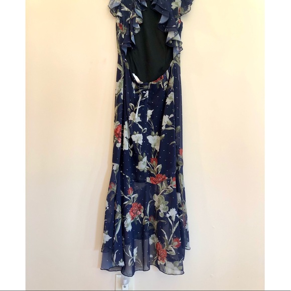 ASOS hope&ivy embroidered midi dress w/ peplum hem - Picture 11 of 11